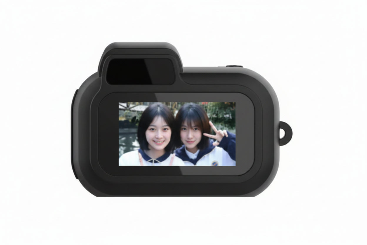 Mini Slr-Shaped 1080P Pocket DV Camera – Portable Body Cam, Action Camera with Display Screen, Loop Recording, & Filters