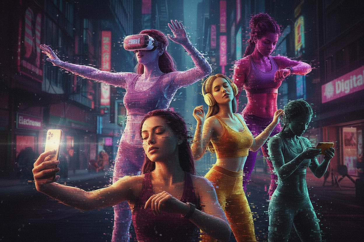 Cyberpunk Scene - English Store Signs